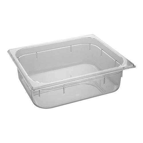 Transparent Polycarbonate Gastronorm Food Pan GN 1/2 | CaterChef | 100 mm Deep | 6 L 1