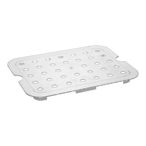 CaterChef GN 1/2 Polycarbonate Drain Tray | Transparent | 32.5 x 26.5 cm 1