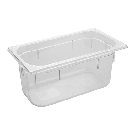 Transparent Polycarbonate Gastronorm Food Pan GN 1/3 | CaterChef | 150 mm Deep | 5.3 L 1