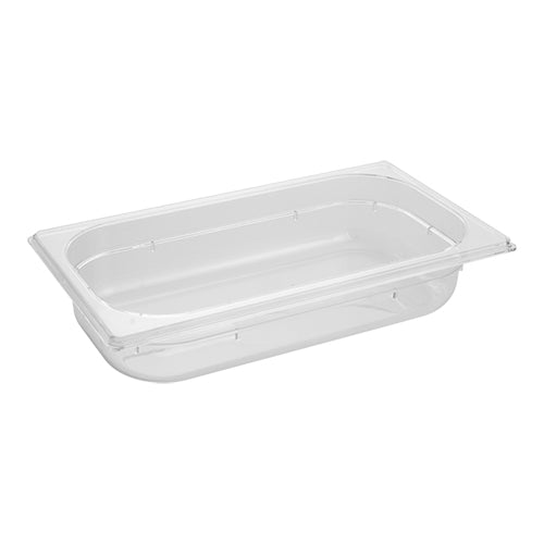 Transparent Polycarbonate Gastronorm Pan GN 1/3 | CaterChef | 65 mm | 2.4 L 1