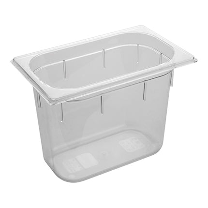 Transparent Polycarbonate Gastronorm Pan GN 1/4 | CaterChef | 200 mm | 5 L 1