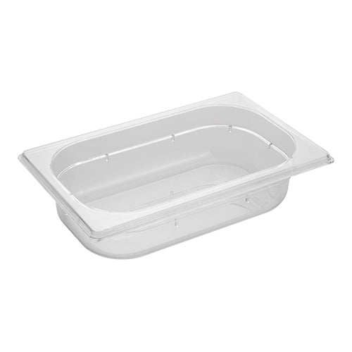 GN 1/4 Transparent Polycarbonate Gastronorm Pan | CaterChef | H 65 mm | 1.7 L 1
