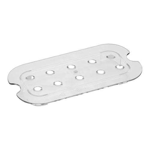 GN 1/4 Polycarbonate Drain Tray | CaterChef | Transparent | 26.5 x 16.2 cm 1