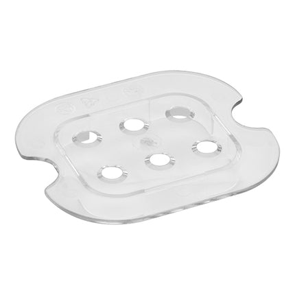 GN 1/6 Polycarbonate Drain Tray | CaterChef | Transparent | 17.6 x 16.2 cm 1
