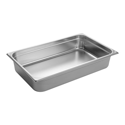 CaterChef GN 1/1 Stainless Steel 18/8 Gastronorm Pan | Heavy Quality | 100 mm | 13.7 L 1