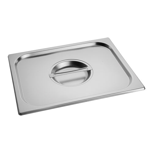 CaterChef Stainless Steel GN 1/2 Gastronorm Lid | Standard | 32.5 x 26.5 cm 1