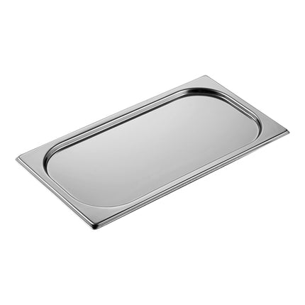 Gastronorm Lid GN 1/3 Without Holes or Handle | CaterChef | Stainless Steel 18/8 | 32.5 x 17.6 cm 1