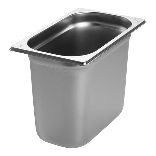 CaterChef GN 1/4 Gastronorm Pan | Stainless Steel 18/8 | 200 mm Deep | 4.8 L 1