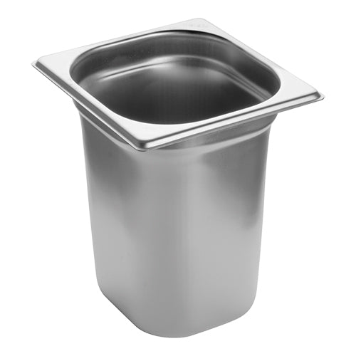 Gastronorm Pan GN 1/6 200 mm | CaterChef | Stainless Steel 18/8 | 3.1 L 1