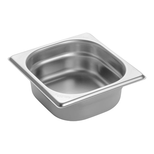 CaterChef Stainless Steel 18/8 GN 1/6 Gastronorm Pan | 65 mm | 1 L 1