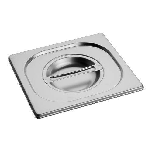 Stainless Steel GN 1/6 Gastronorm Lid | CaterChef | Standard | NSF | 17.6 x 16.2 cm 1