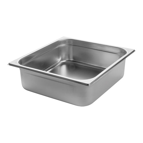 CaterChef Stainless Steel 18/8 Gastronorm Pan GN 2/3 | 100 mm Deep | 9 L 1