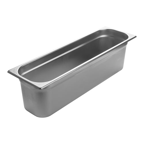 CaterChef Stainless Steel 18/8 Gastronorm Pan GN 2/4 | 150 mm Deep | 8.6 L 1
