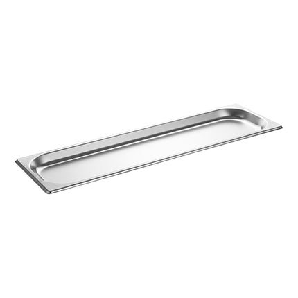 CaterChef Stainless Steel 18/8 GN 2/4 Gastronorm Pan | 20 mm Deep | 1.7 L | 53 x 16.2 cm 1
