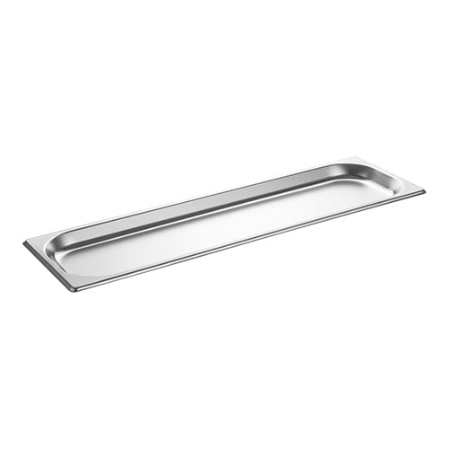 CaterChef Stainless Steel 18/8 GN 2/4 Gastronorm Pan | 20 mm Deep | 1.7 L | 53 x 16.2 cm 1