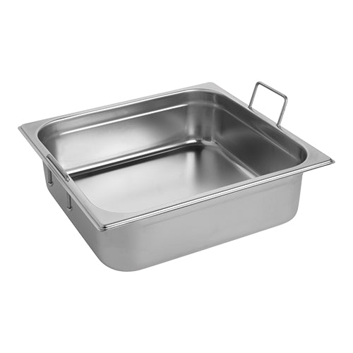 CaterChef GN 2/3 Stainless Steel Gastronorm Pan | 100 mm Deep | 9 L 1