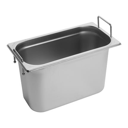CaterChef Stainless Steel 18/8 GN 1/3 Gastronorm Pan | 200 mm | 7.2 L 1