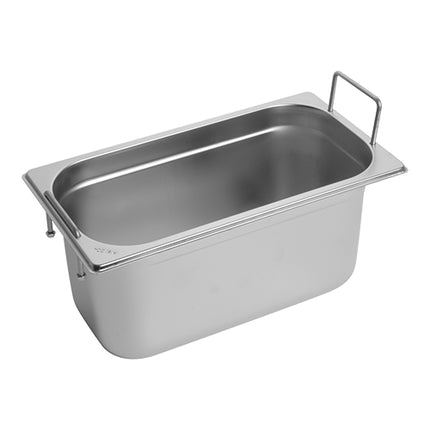 CaterChef Stainless Steel 18/8 GN 1/3 Gastronorm Pan | 150 mm | 5.4 L 1