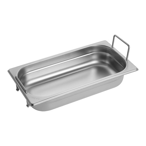 CaterChef Stainless Steel 18/8 GN 1/3 Gastronorm Pan | 65 mm | 2.4 L 1