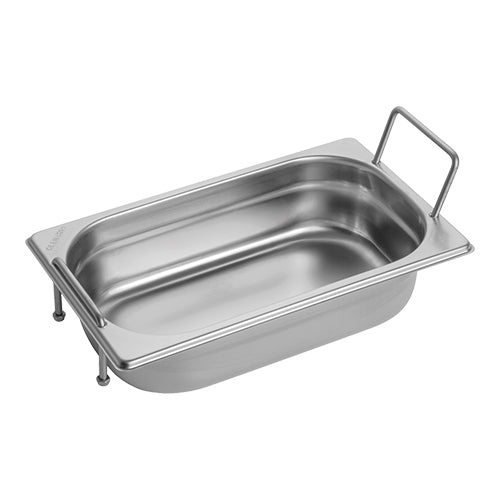 CaterChef GN 1/4 Gastronorm Pan, Stainless Steel 18/8 | 65 mm | 1.7 L 1