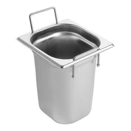 CaterChef GN 1/6 Gastronorm Pan, Stainless Steel 18/8 | 200 mm | 3.1 L 1