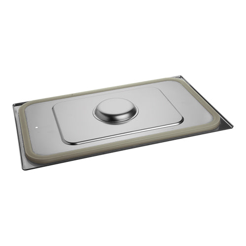 CaterChef GN 1/1 Gastronorm Lid with Silicone Sealing Edge | Stainless Steel 18/8 | 53 x 32.5 cm 1