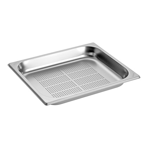 CaterChef Perforated GN 1/2 Gastronorm Pan | Stainless Steel 18/8 | 40 mm | 2.5 L 1