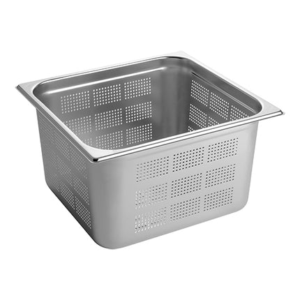 CaterChef Perforated Gastronorm Pan GN 2/3 Stainless Steel 18/8 | 200 mm | 17 L 1