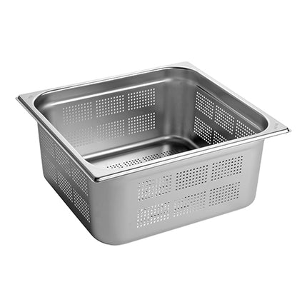 CaterChef Perforated Gastronorm Pan GN 2/3 Stainless Steel 18/8 | 150 mm | 13 L 1