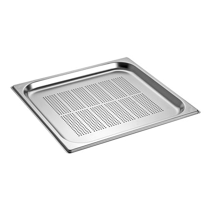 Perforated Gastronorm Pan GN 2/3 | CaterChef | Stainless Steel 18/8 | 20 mm, 1.7 L 1