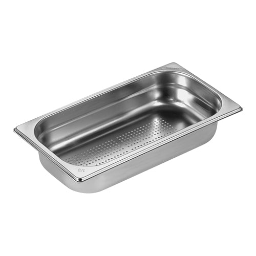 Perforated Gastronorm Pan GN 1/3 | CaterChef | Stainless Steel 18/8 | 65 mm, 2.4 L 1