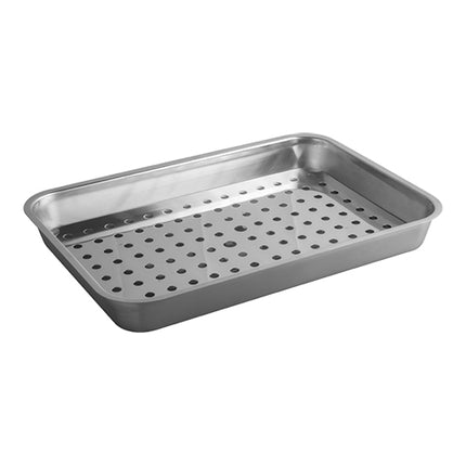 Stainless Steel Drip Tray with Grid | EMGA | Stackable | 50 x 35 x H5.5 cm 1