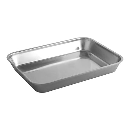 Stainless Steel Meat Tray | EMGA | Stackable, Dishwasher Safe | H5.5 x 41 x 31 cm 1
