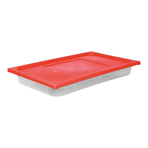 CaterChef GN 1/1 PP Food Container with Red Lid | 65 mm | 8.8 L 1