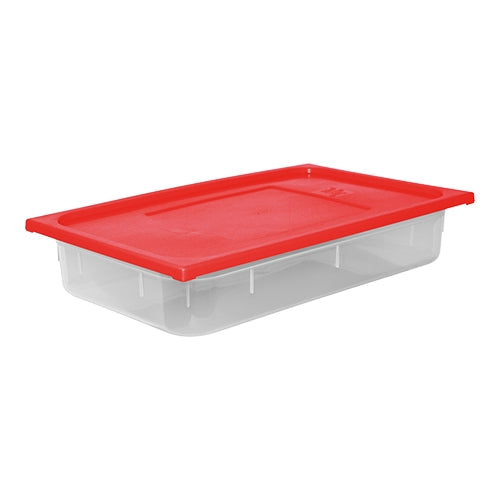 CaterChef GN 1/1 PP Food Container with Red Lid | 100 mm | 13 L 1