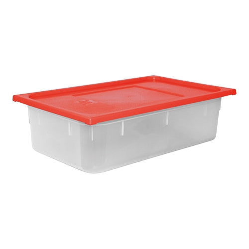 CaterChef GN 1/1 PP Food Container with Red Lid | 150 mm | 19.5 L 1