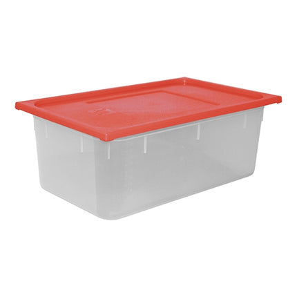 CaterChef GN 1/1 PP Food Container with Red Lid | 200 mm | 26 L 1