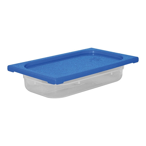 CaterChef Polypropylene Food Container with Blue Lid GN 1/3 | 2.4 L, 65 mm 1