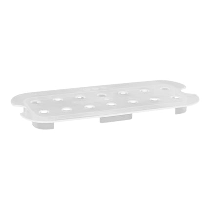 CaterChef Transparent Polypropylene GN 1/6 Drain Tray | Microwave and Dishwasher Safe | 17.6 x 16.2 cm 1