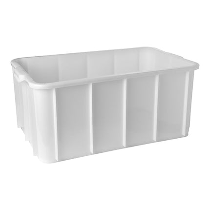 Stackable HDPE Stacking Container | EMGA | White | 72 L | 73 x 44 x H31 cm 1