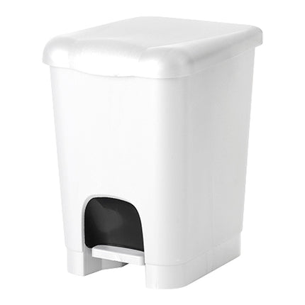 Pedal Bin with Inner Bucket | EMGA | White Polypropylene | 20 L 1