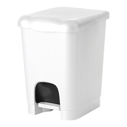 Pedal Bin with Inner Bucket | EMGA | White Polypropylene | 20 L 1