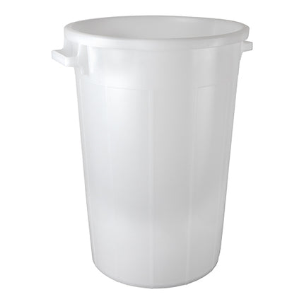 Food Container 120 L | EMGA | White LLDPE, Stackable | Ø54 x H75 cm 1