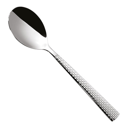 Table Spoon, Hammered Stainless Steel 18/0 | Comas Hidraulic | 20 cm 1