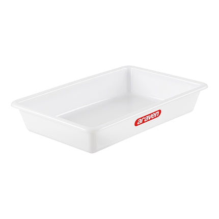 Stackable Meat Rest Tray | Araven | White HDPE | 5 L | 43.5 x 28.5 x H8 cm 1
