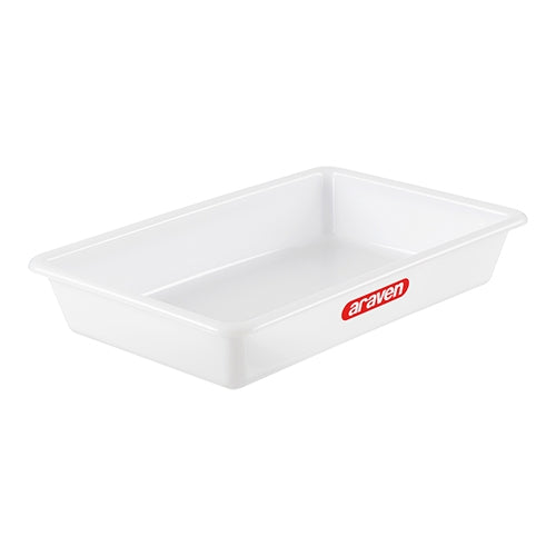 Stackable Meat Rest Tray | Araven | White HDPE | 5 L | 43.5 x 28.5 x H8 cm 1