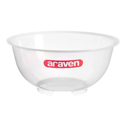 Araven Transparent Polypropylene Mixing Bowl | 4.5 L | Ø28 x H14 cm 1