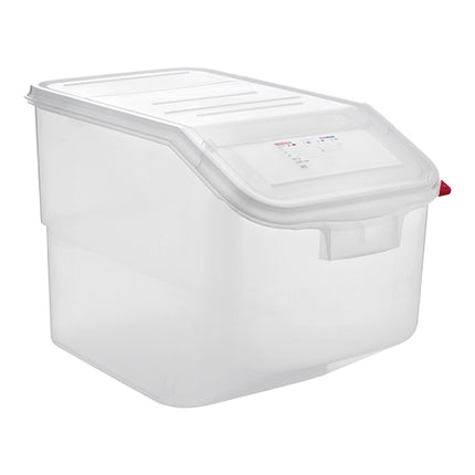 Food Container with Hinged Lid | Araven | Transparent Polypropylene, 1/1 GN | 50 L 1