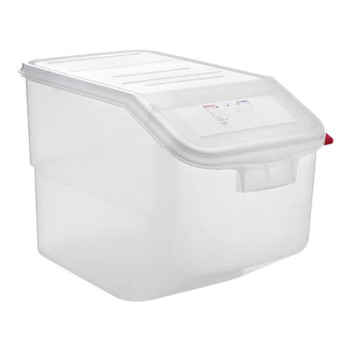 Food Container with Hinged Lid | Araven | Transparent Polypropylene, 1/1 GN | 50 L 1