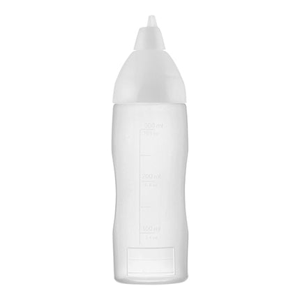 Araven Non-Drip Squeeze Bottle | White LDPE | 350 ml | Ø6 x H20.3 cm 1